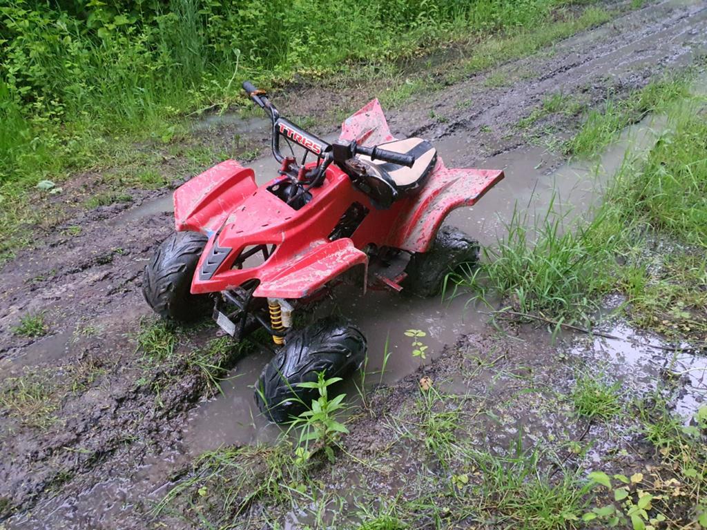 Quad 125cc 4t, Ophalen