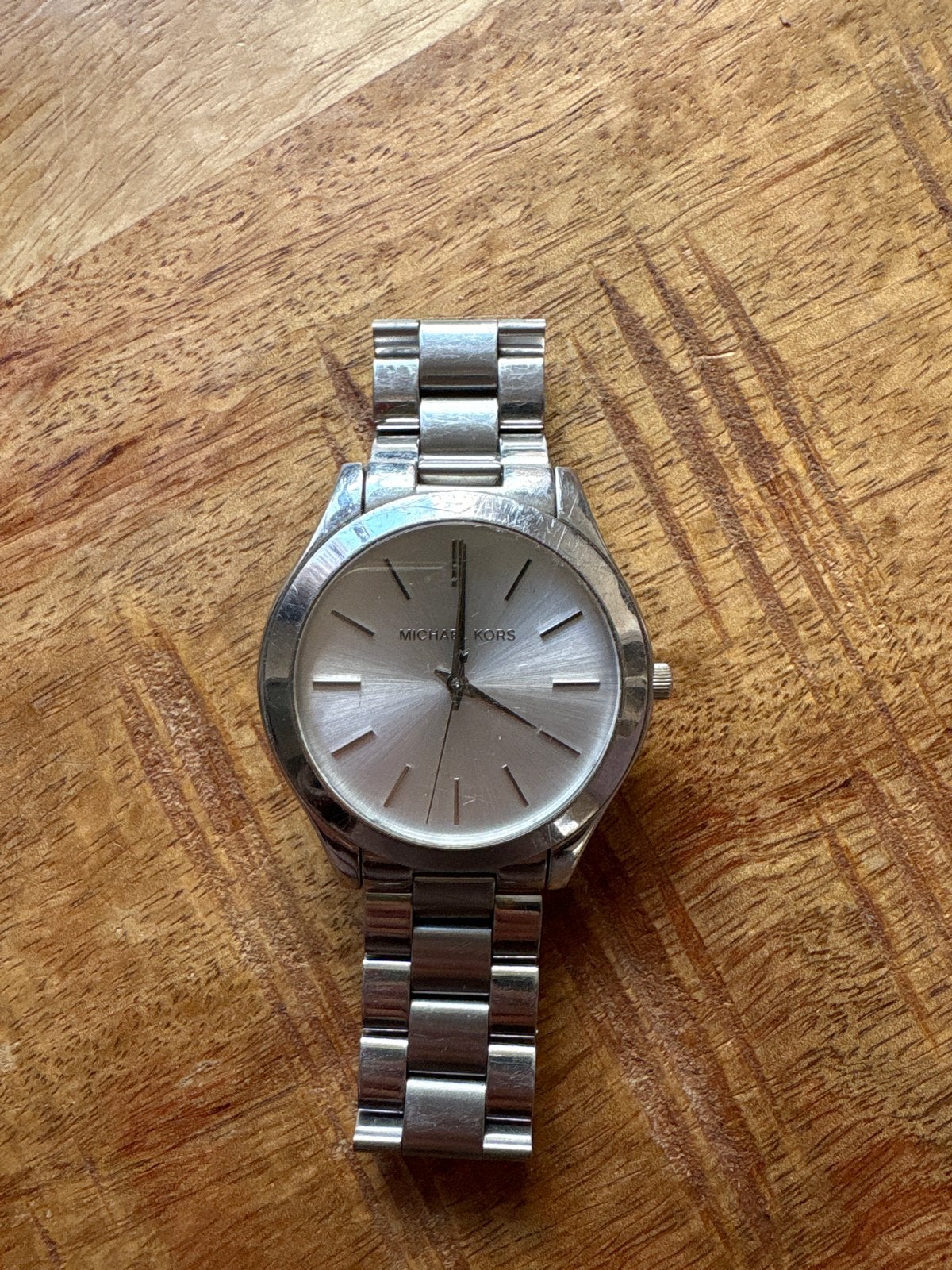 Michael Kors Dameshorloge - Zilverkleurig Staal, Overige merken, Gebruikt, Staal, Polshorloge