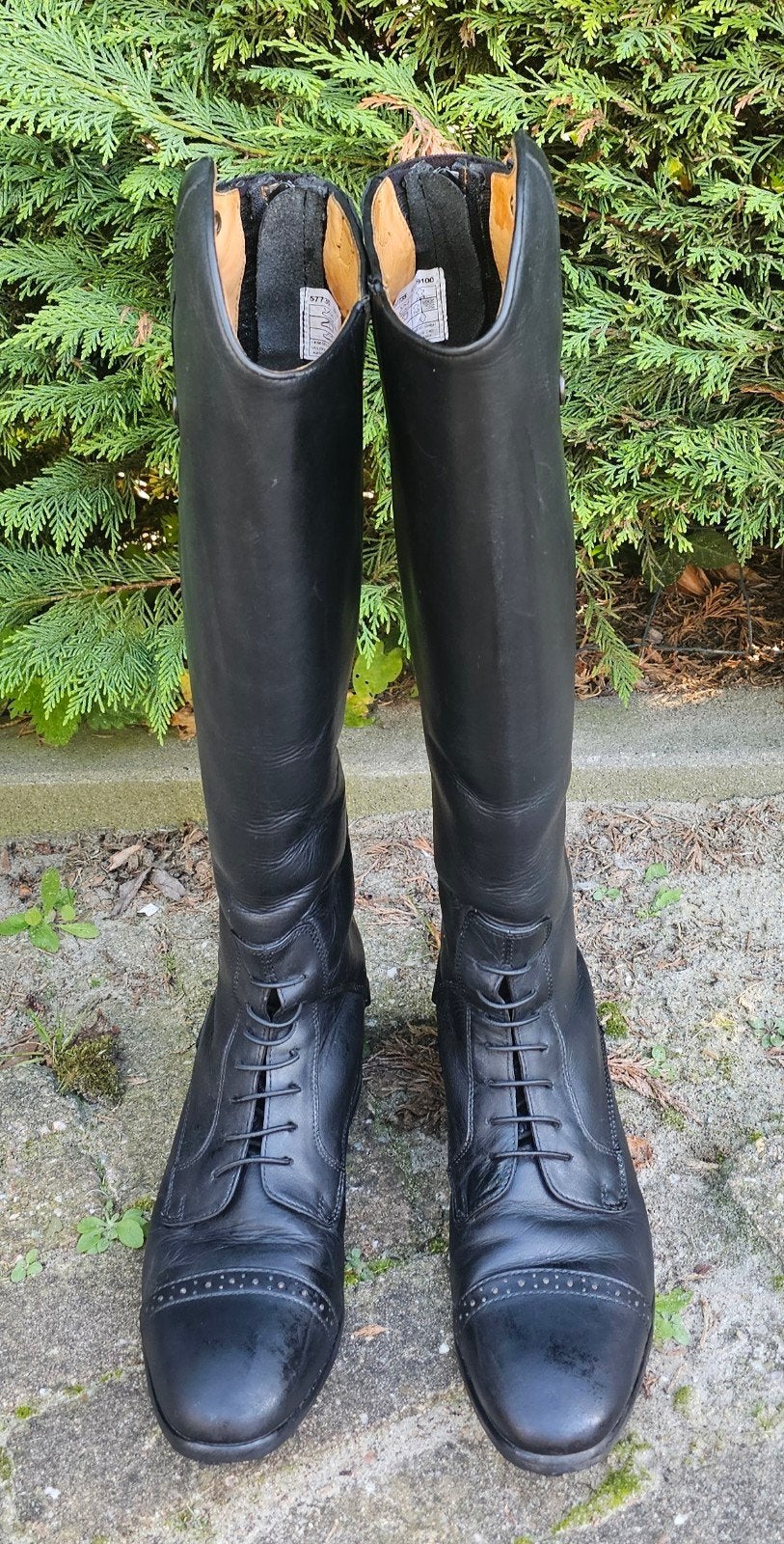 te koop zwarte leren dames HKM paardrijlaarzen, Dressuur, Ritssluiting, Overige merken, Ophalen of Verzenden