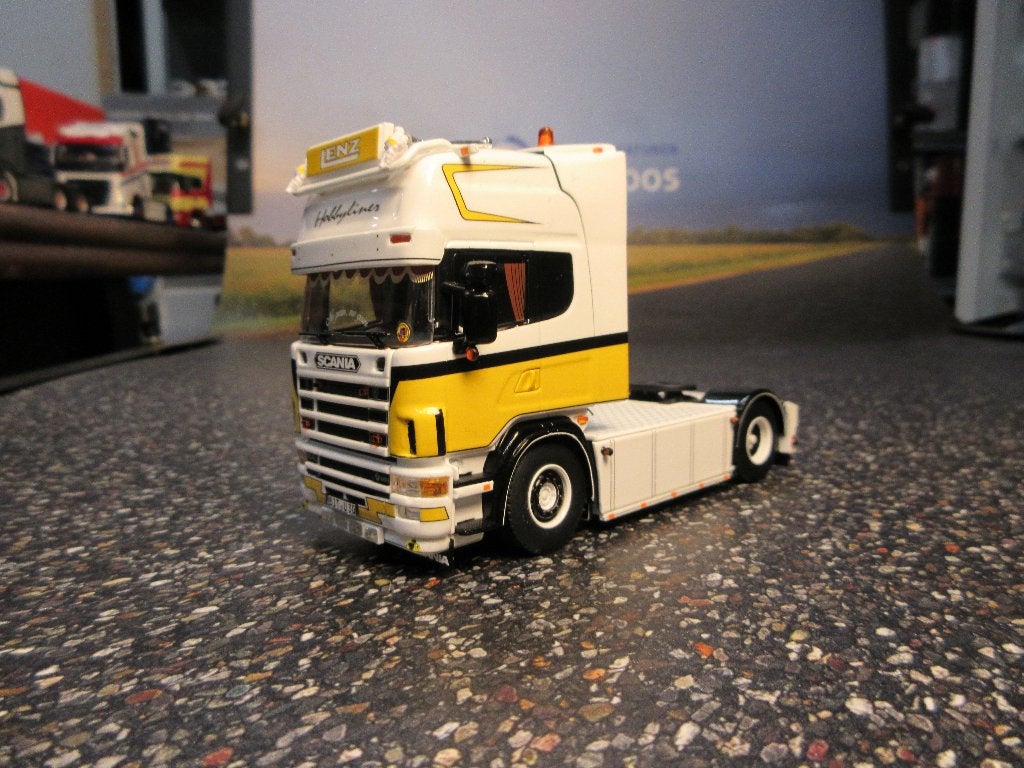 WSI Scania R4 Lenz met certificaat, Ophalen of Verzenden, Zo goed als nieuw, Bus of Vrachtwagen, Wsi
