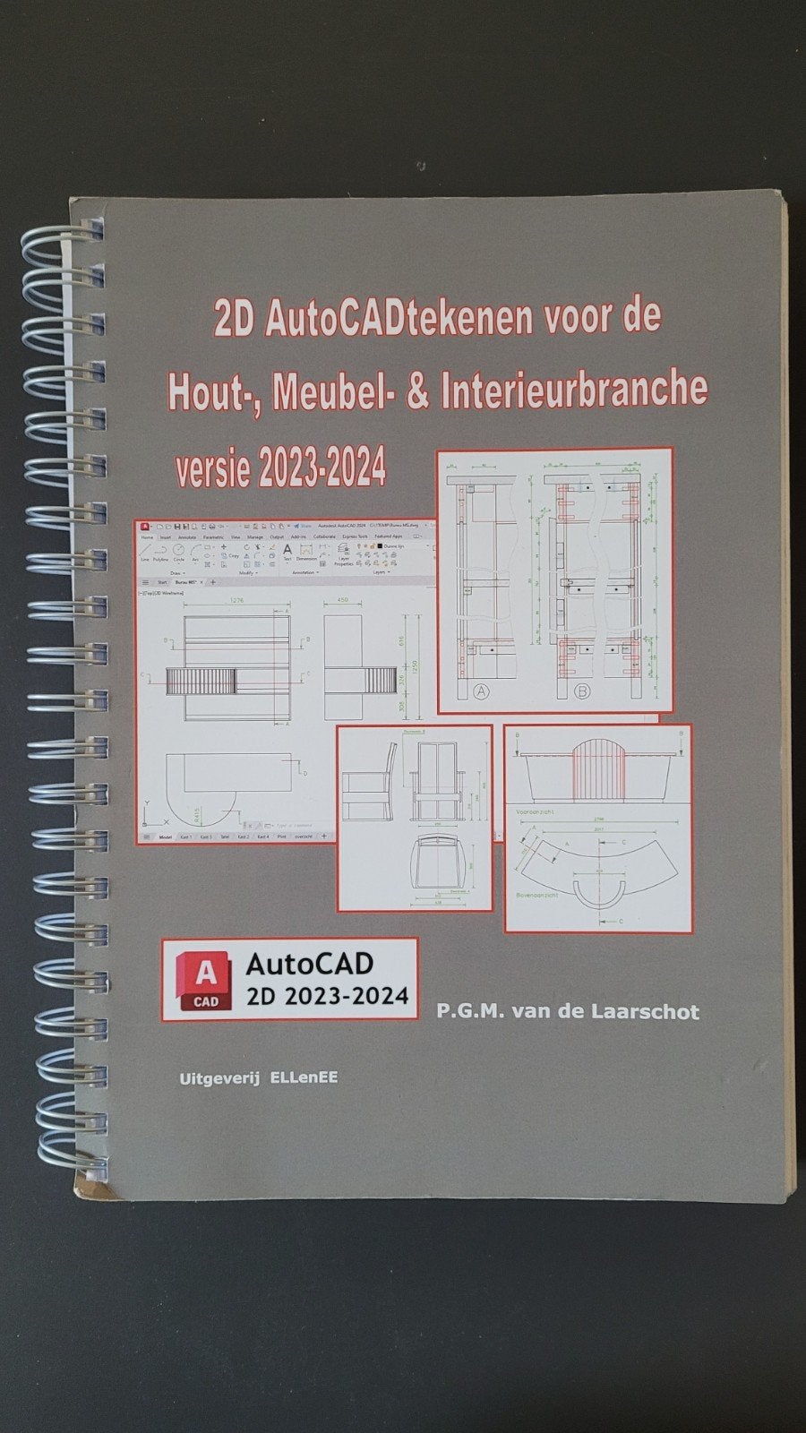 2D AutoCADtekenen Hout-, Meubel- & Interieurbranche 23/24, Boeken, Ophalen of Verzenden