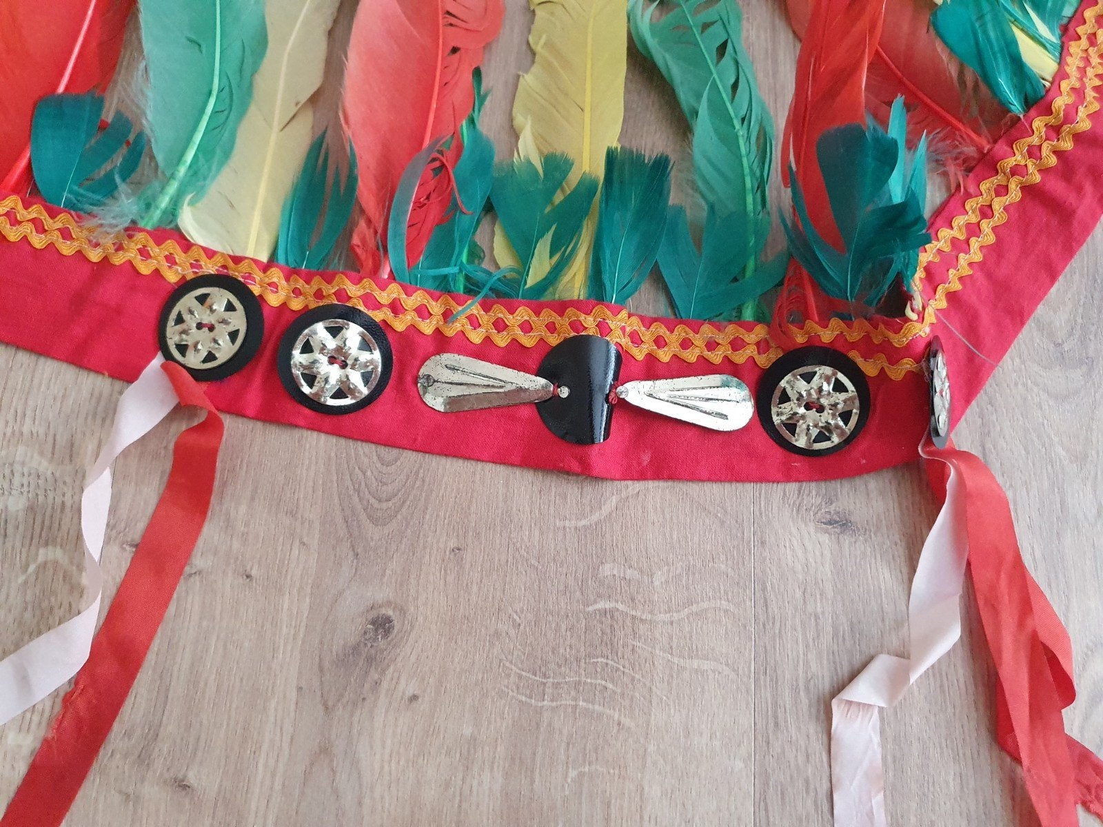 Carnaval verkleed indiaan hoofdtooi, Kinderen en Baby's, Ophalen of Verzenden, Jongen of Meisje