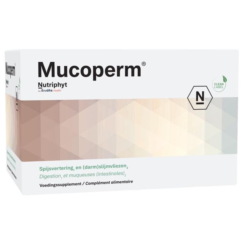 Mucoperm Nutriphyt Voedingssupplement Spijsvertering, Ophalen of Verzenden