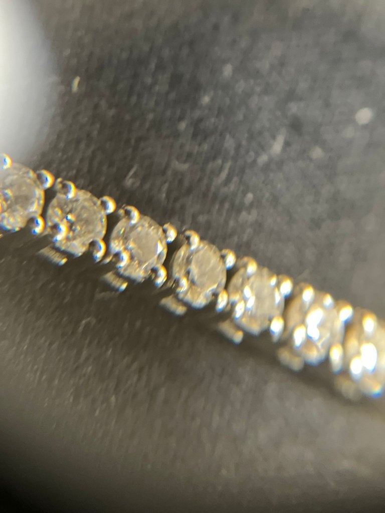 Foto 2 van Tennis armband met 3,7ct F/VS-diamanten + certificaat!