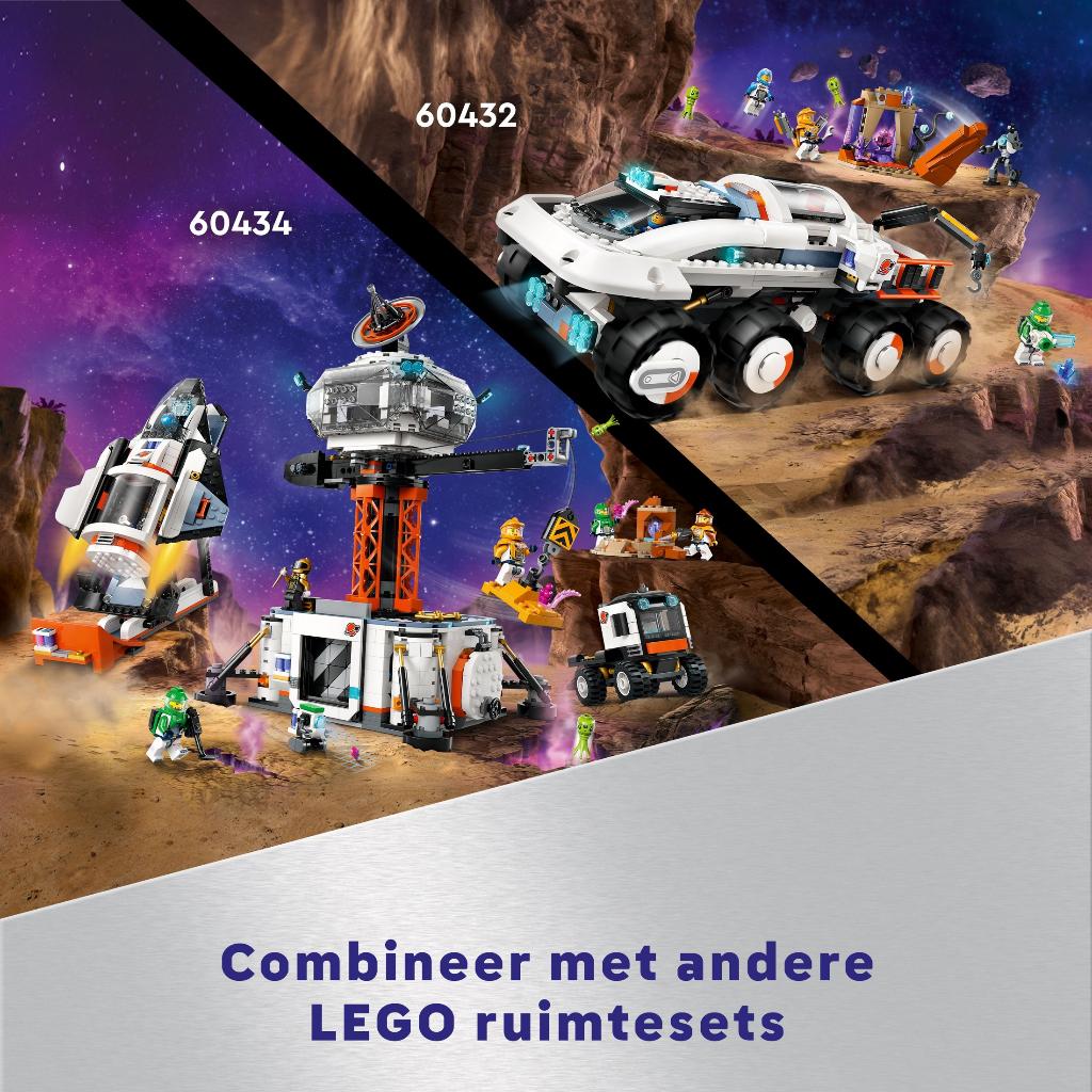 LEGO City 60433 Modulair RuimteStation Space 1097 delig, Ophalen of Verzenden, Nieuw, Complete set, Lego