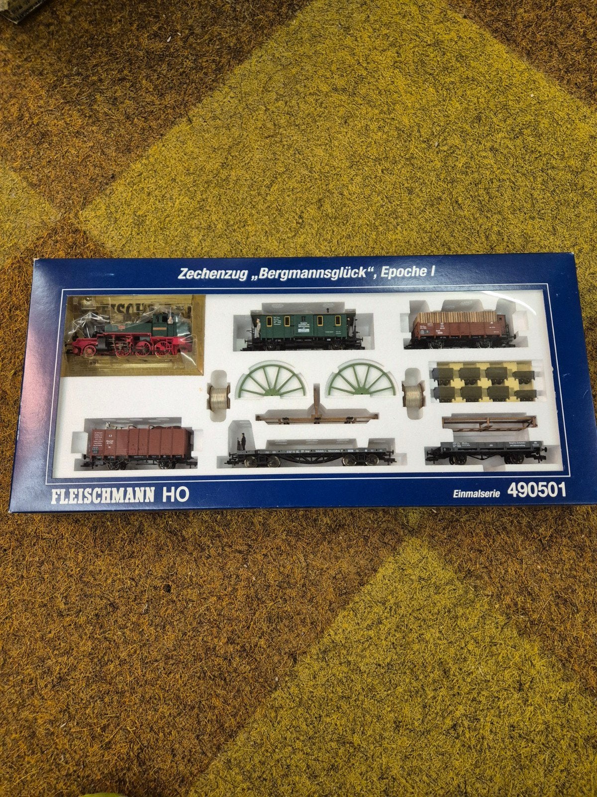 Fleischmann 490501 ZECHENZUG set "Bergmannsglück" H0, Ophalen of Verzenden, Nieuw, Treinset, Fleischmann
