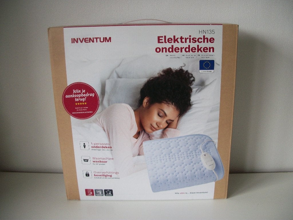 Elektrisch Onderdeken 150 x 80 cm - Inventum - Nieuw, Eenpersoons, Blauw, Overige typen, Nieuw