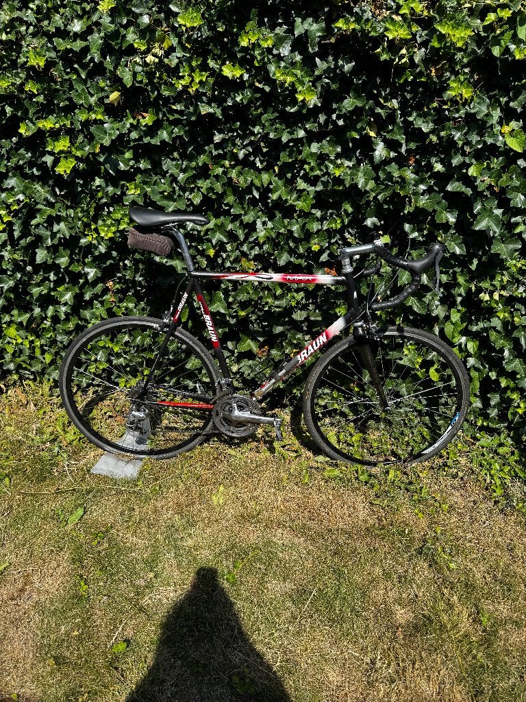 Herman Braun racefiets 62cm, Fietsen en Brommers, Fietsen | Racefietsen, 28 inch, Gebruikt, Staal, Velgrem