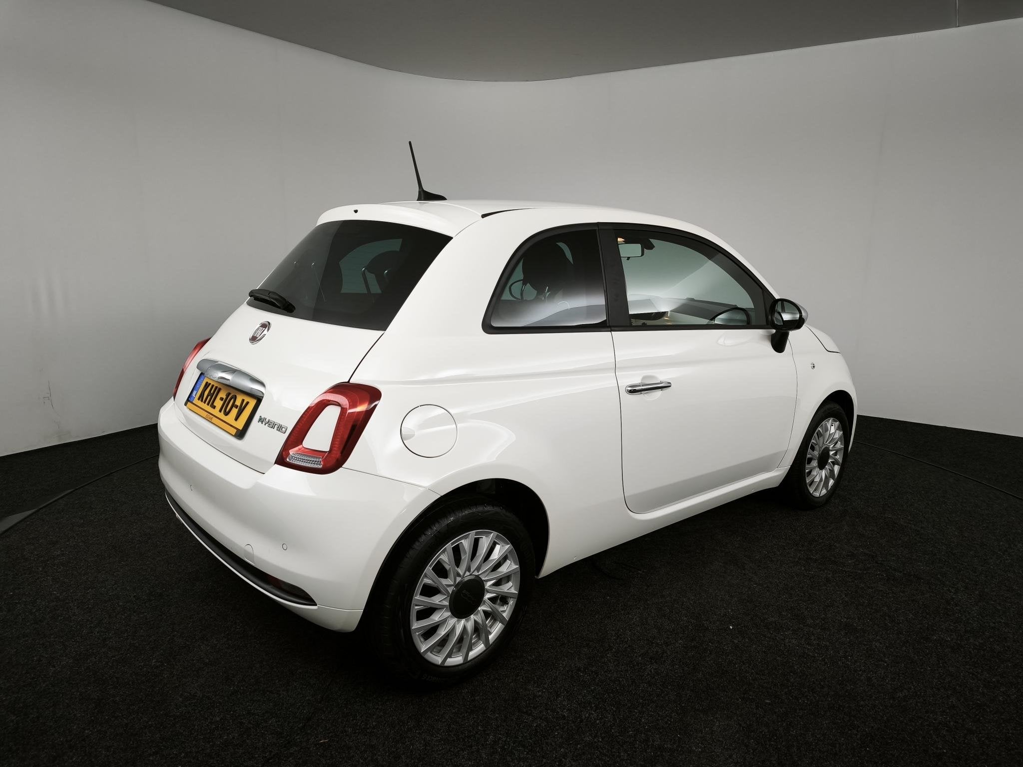 Fiat 500 1.0 Hybrid | Navigatie | Parkeersensoren | Climate, Auto's, Voorwielaandrijving, Stof, Gebruikt, Euro 6