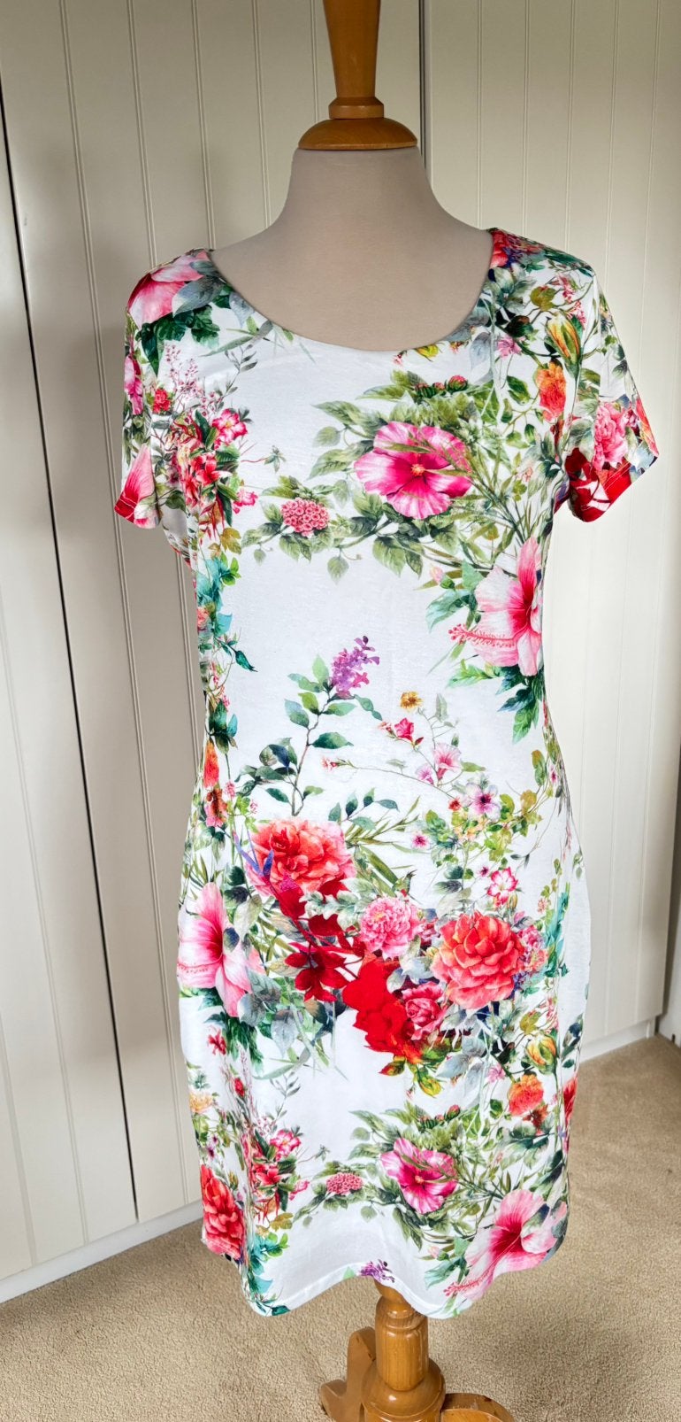 Zomerjurk Smashed Lemon (38), Kleding | Dames, Jurken, Maat 38/40 (M), Meerkleurig, Ophalen of Verzenden, Zo goed als nieuw