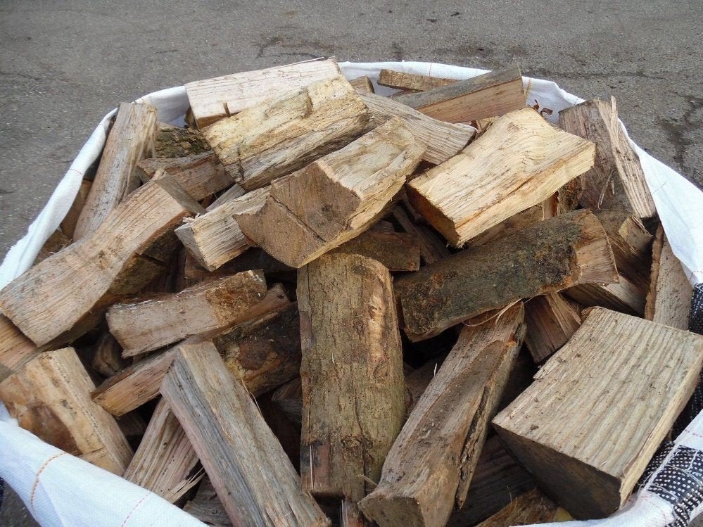 Bigbag gekloofd haardhout/brandhout, Tuin en Terras, Ophalen