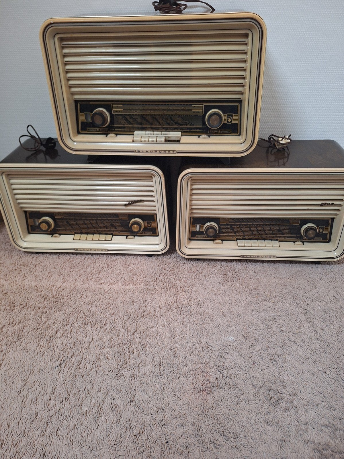 Vintage buizenradio's (3 stuks) - Blaupunkt, Ophalen, Gebruikt, Radio