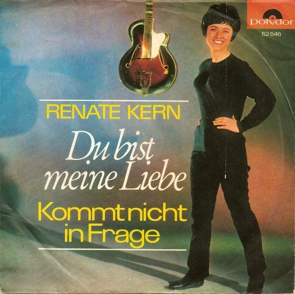 Renate Kern met org.cover uit 1965 Vg+, Verzenden, Gebruikt, Overige formaten, Levenslied of Smartlap
