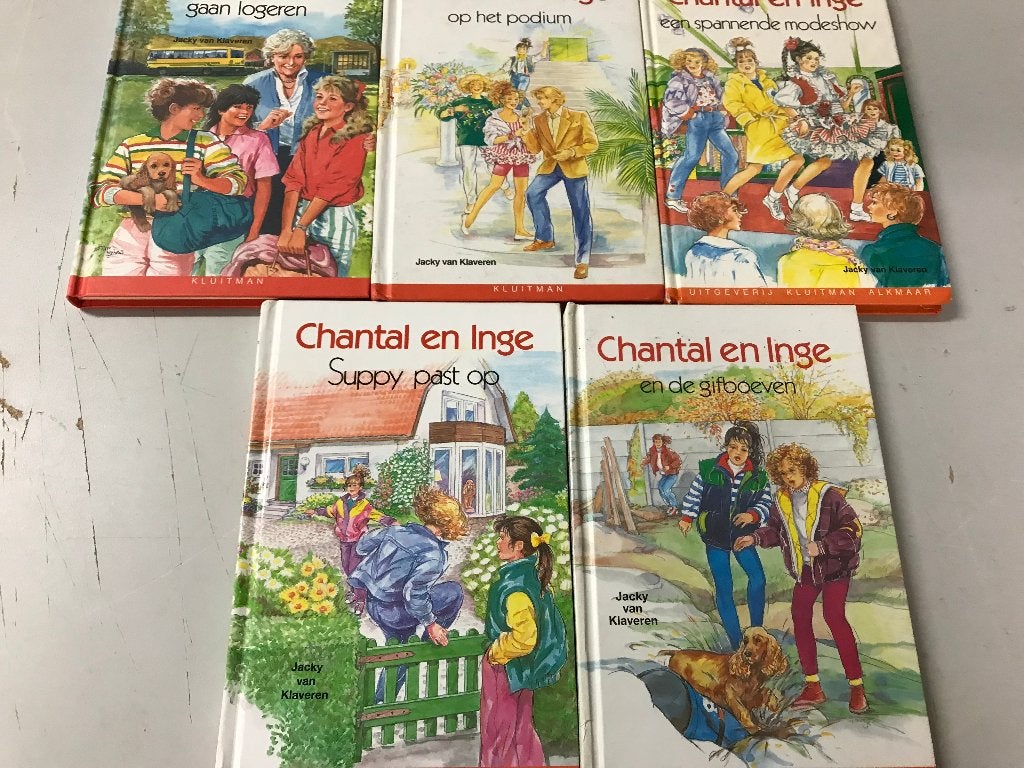 T.K. nog 3 boekjes van Chantal en Inge zie actuele lijst, Ophalen of Verzenden, Gelezen, Jacky van Klaveren, Fictie algemeen