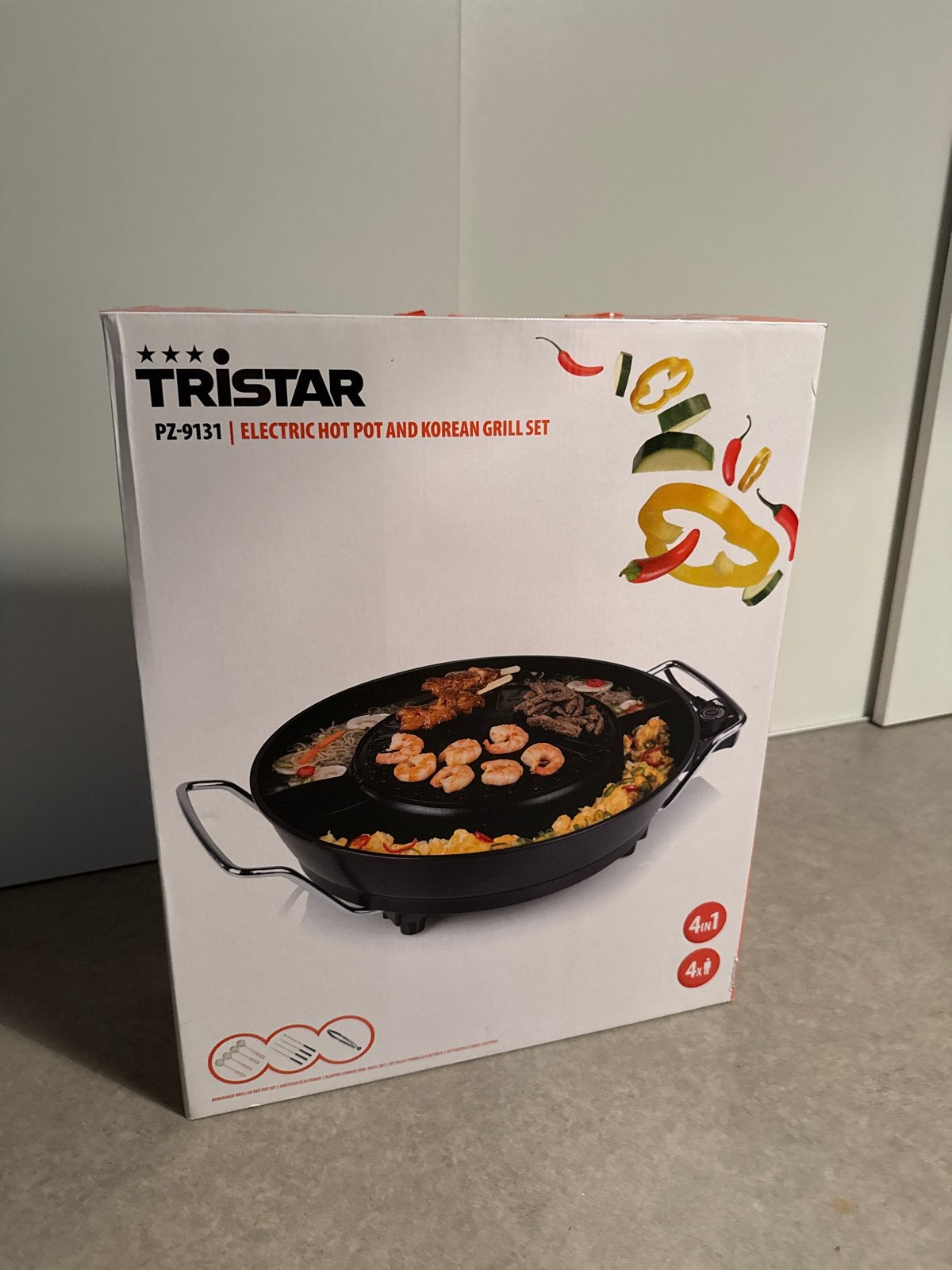 Tristar PZ-9131 | Koreaanse grill set, Ophalen of Verzenden, Nieuw