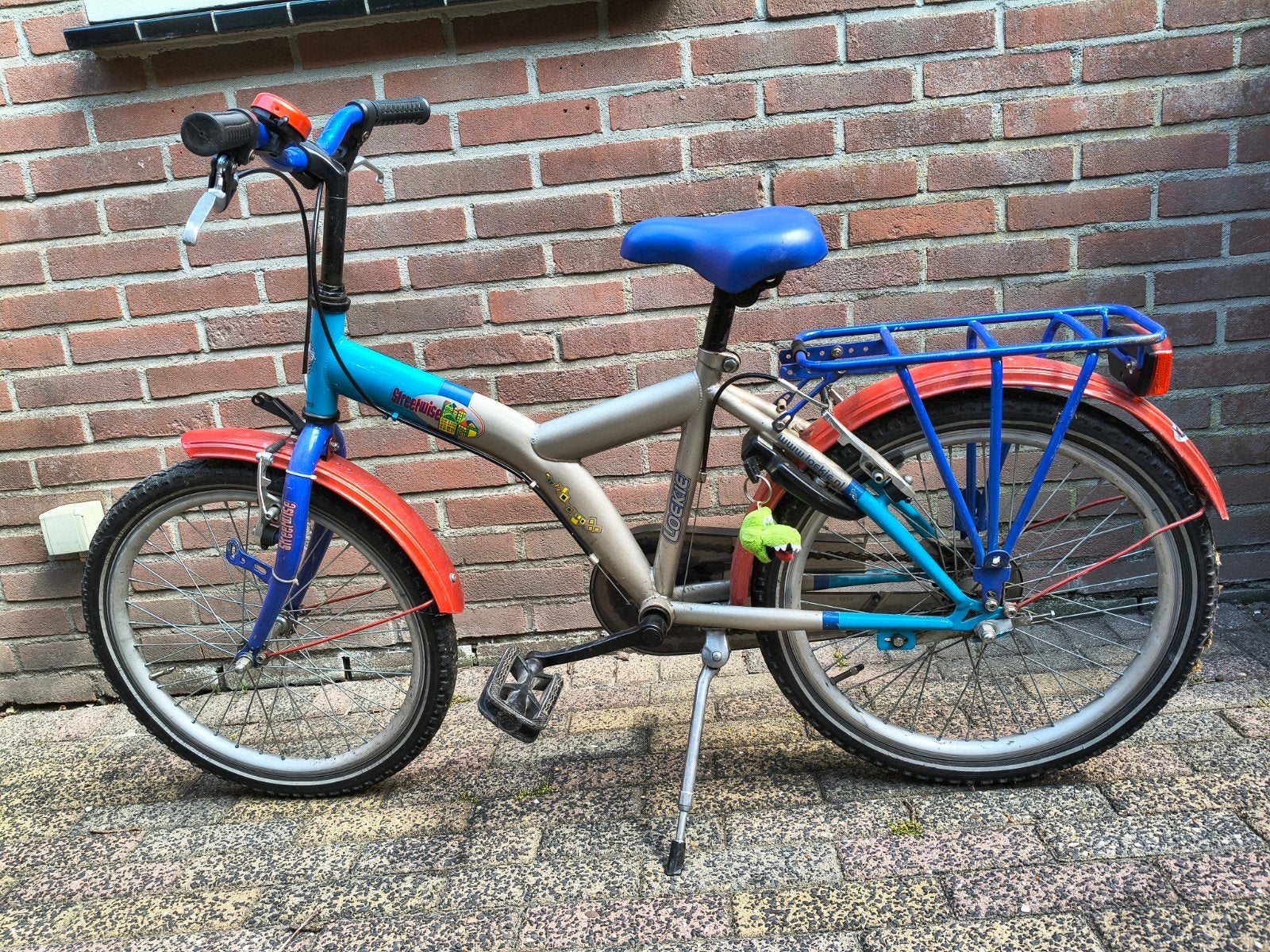 Loekie kinderfiets, Fietsen en Brommers, Fietsen | Kinderfietsjes, Ophalen, Gebruikt, 16 tot 20 inch, Loekie Streetwise