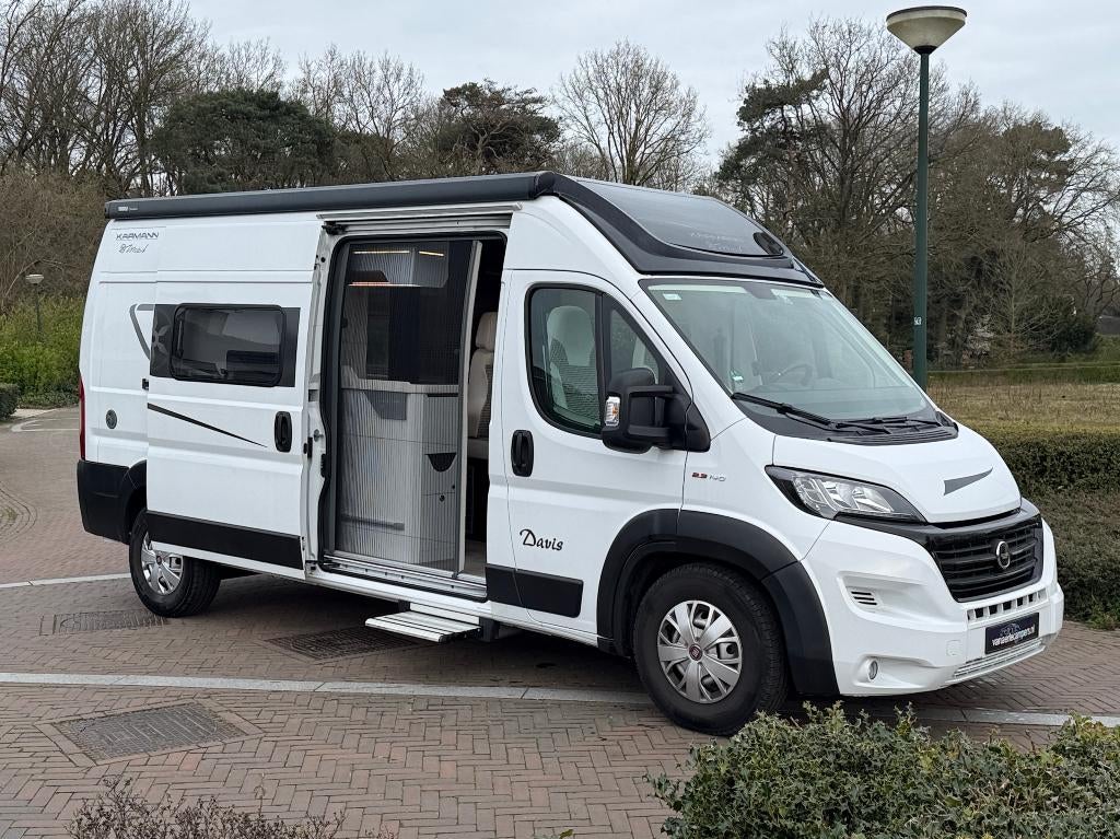 Davis 590-Panoramadak-1e Eig-2020-Diesel verwarming-Izgst!, Caravans en Kamperen, Campers, Buscamper of Camperbus, Fiat, Overige brandstoffen
