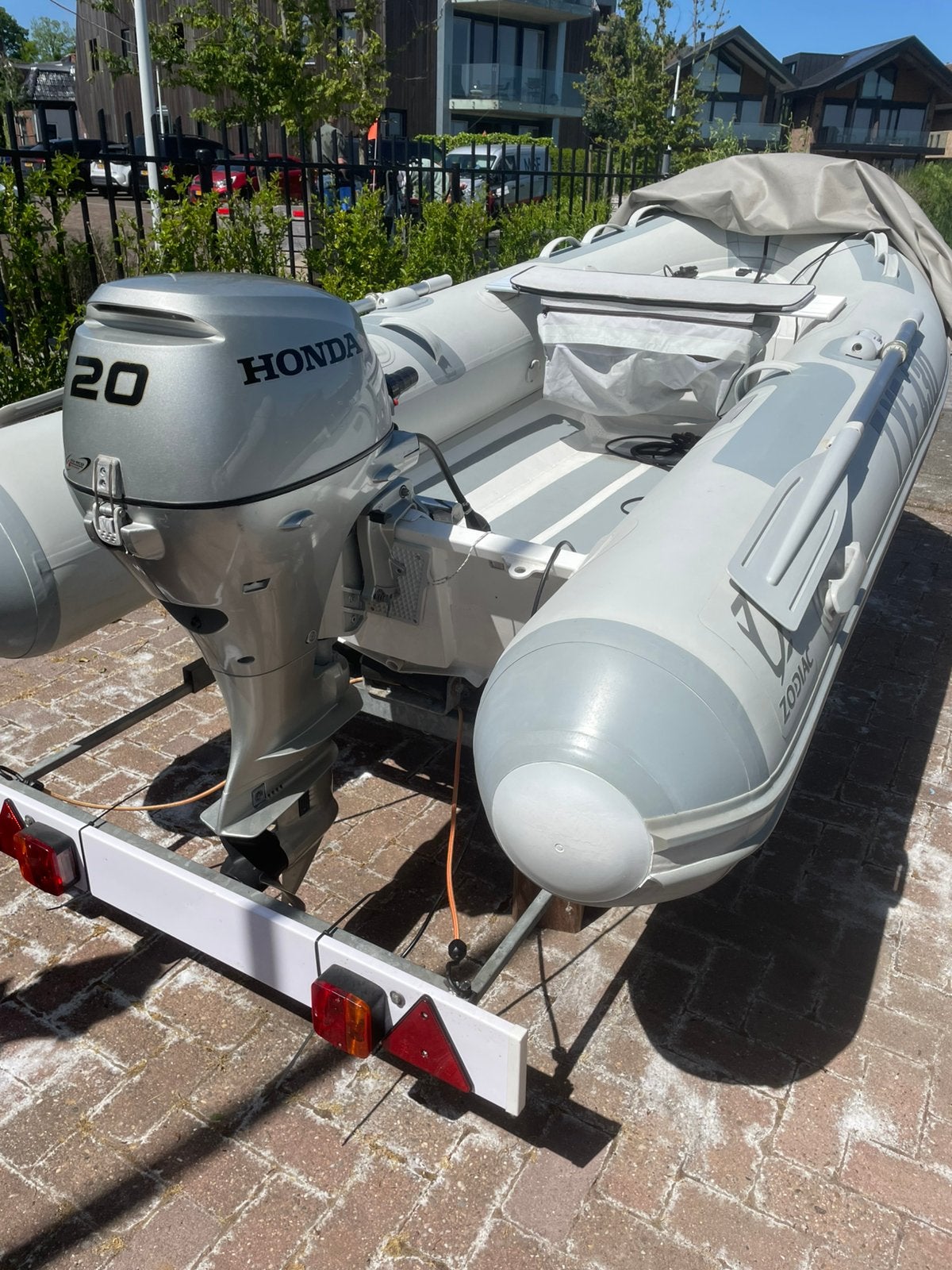 Zodiac Cadet 330 aluminium bodem, Watersport en Boten, Rubberboten, Ophalen of Verzenden, Zo goed als nieuw, Aluminium, Zodiac