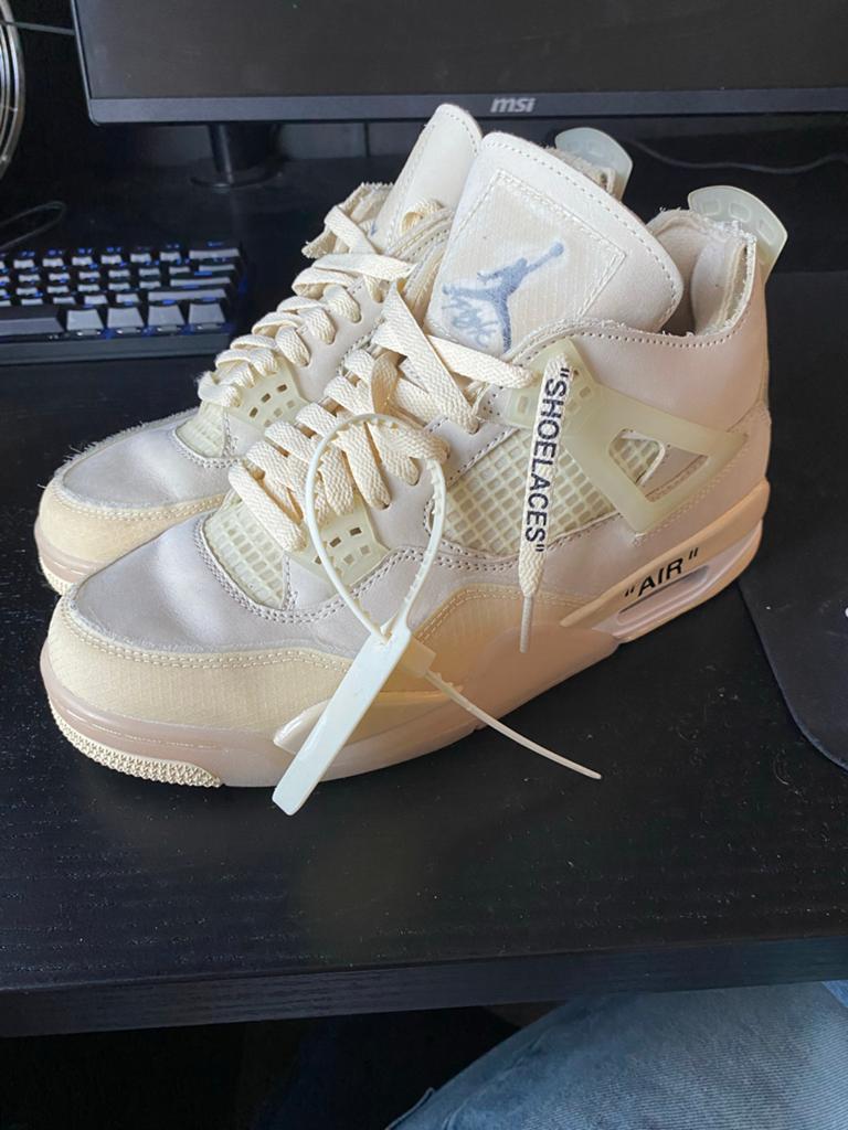 Air Jordan 4 Retro Off-White Sail, Kleding | Heren, Schoenen, Nieuw, Sneakers of Gympen, Ophalen of Verzenden