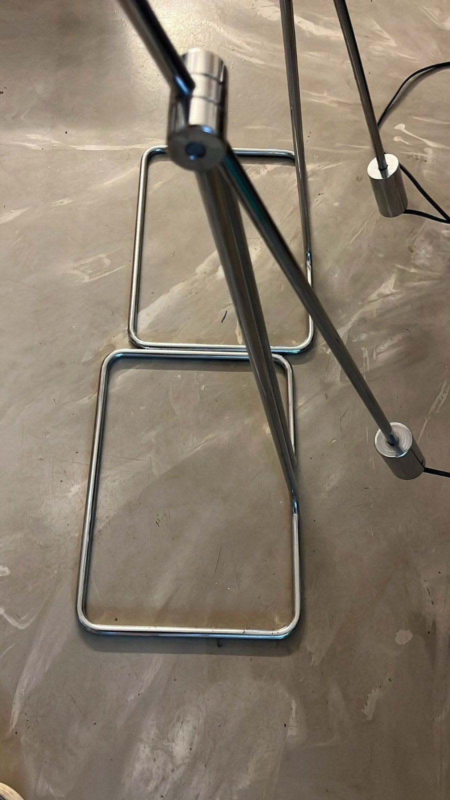 IKEA / Abo Randers Vloerlamp - Chroom, Jaren '80 Design, Ophalen, Gebruikt, Modern, Jaren '80, Minimalistisch, Overige fittingen