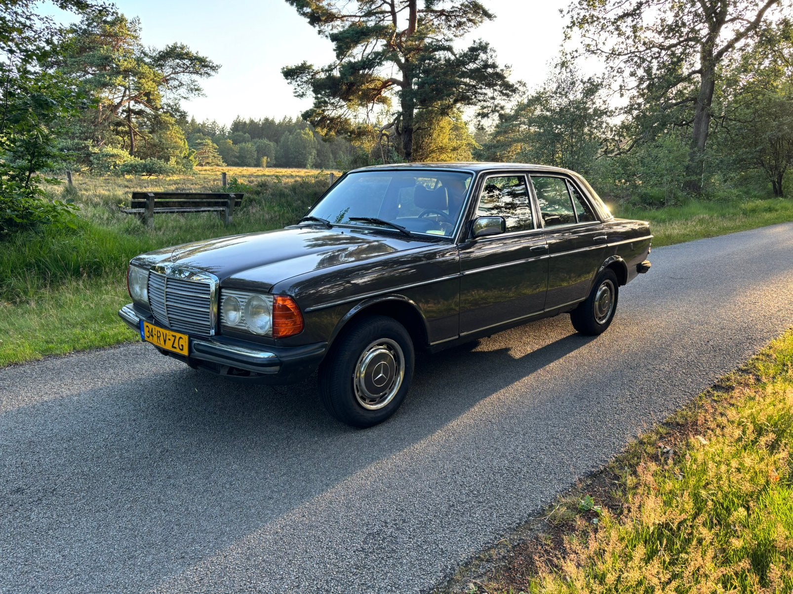 Mercedes-Benz 200-Serie 2.3 230 1980 Bruin, Auto's, Mercedes-Benz, 4 cilinders, Bruin, 2307 cc, 1306 kg