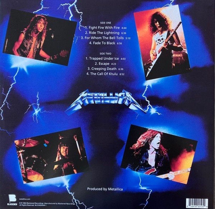 Metallica – Ride The Lightning | LP, Cd's en Dvd's, LP, Beschermende buitenhoes, Ophalen of Verzenden, 12 inch