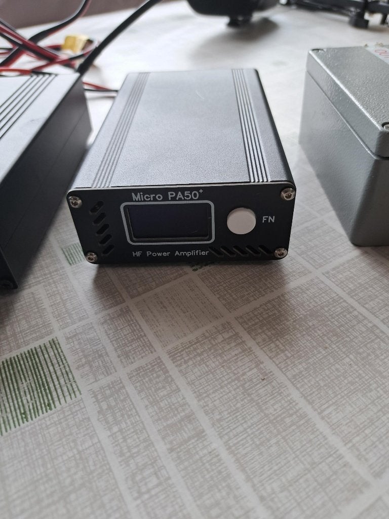 micro PA 50 versterker 50 watt als nieuw, Ophalen of Verzenden, Zo goed als nieuw, Zender en Ontvanger