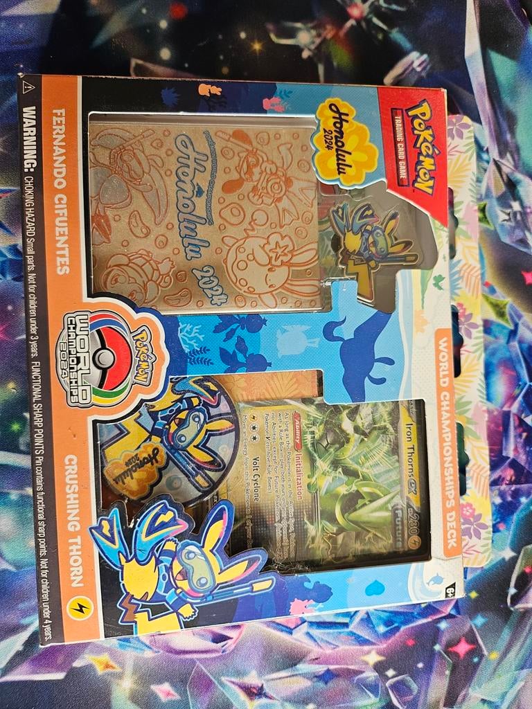 Pokémon World Championships 2024 Deck Fernando Cifuentes, Ophalen of Verzenden, Nieuw, Speeldeck