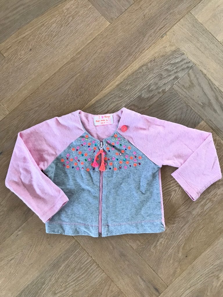 Kleurig vestje van Mim Pi maat 104 - nog heel erg netjes!, Gebruikt, Meisje, Trui of Vest, Ophalen of Verzenden