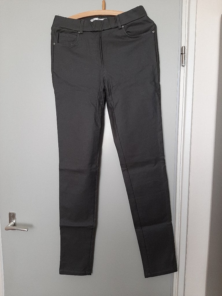 Rene Freres broek glad materiaal Maat 38, Kleding | Dames, Verzenden, Gedragen, Maat 38/40 (M), Lang