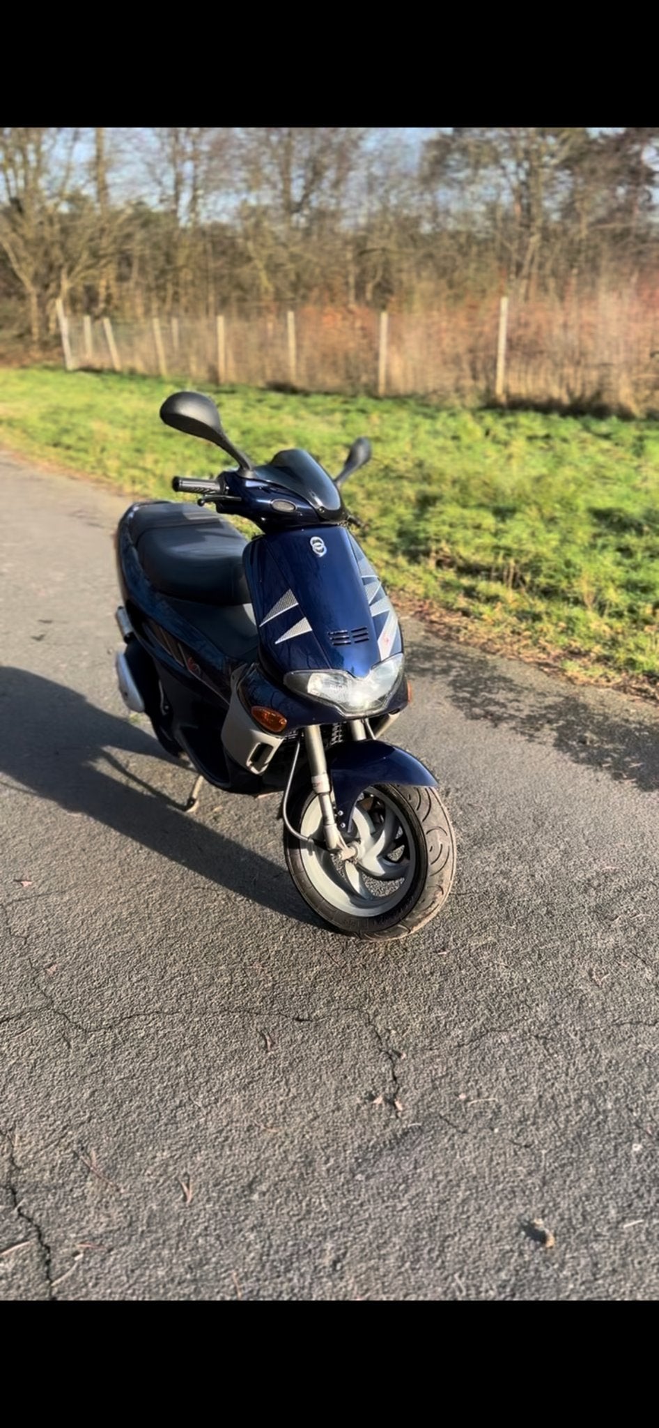 Gilera Runner 50cc Scooter - Blauw, Ophalen, Gebruikt, Maximaal 45 km/u, Benzine