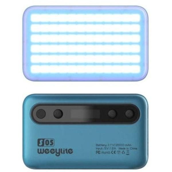 Weeylite S05 Portable Pocket RGB Light Blue, Ophalen of Verzenden, Nieuw, Overige typen
