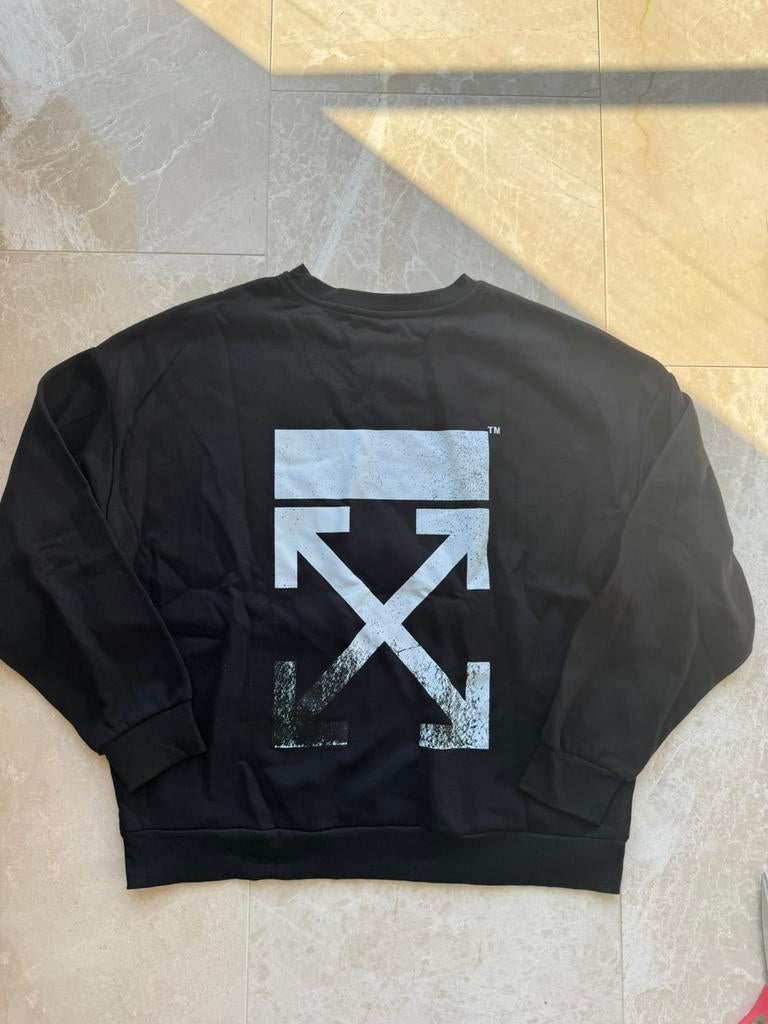 Off-White White Arrow Sweater, Maat 52/54 (L), Zwart, Ophalen of Verzenden, Zo goed als nieuw