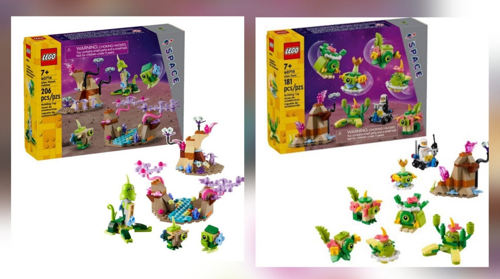 LEGO Space Alien Planet Bouwsets (40715 & 40716), Ophalen, Nieuw
