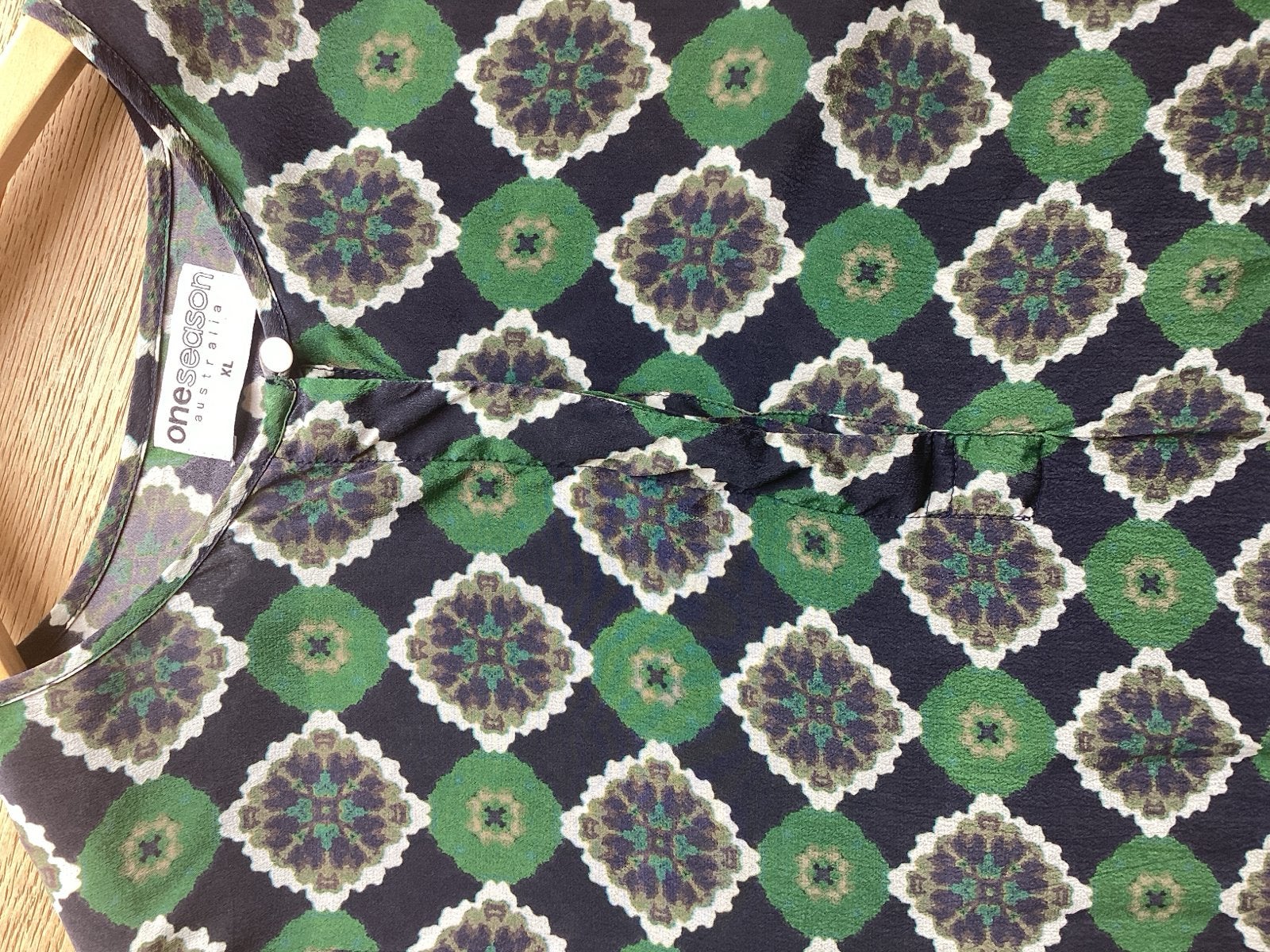 One Season Australia Maxijurk XL Viscose Jurk, Kleding | Dames, Verzenden, Maat 42/44 (L), Nieuw, Onder de knie
