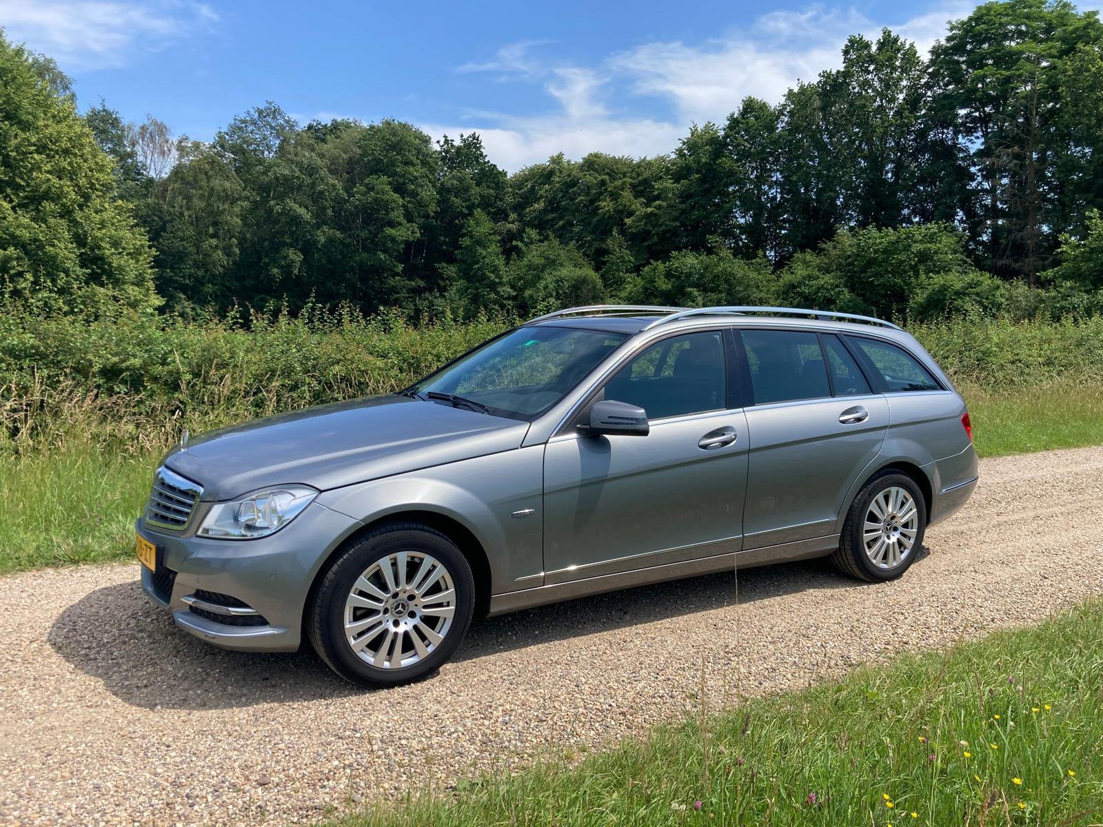 Mercedes-Benz C-Klasse C180 BE Estate Aut7 2012 Grijs, Automaat, 1800 kg, Zwart, 1796 cc