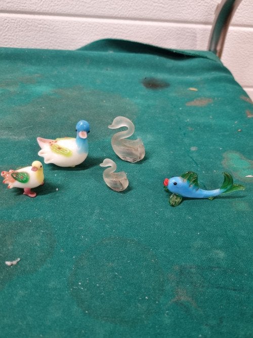 letterbakbeelden jaren 70 dieren glas, Verzamelen, Ophalen of Verzenden