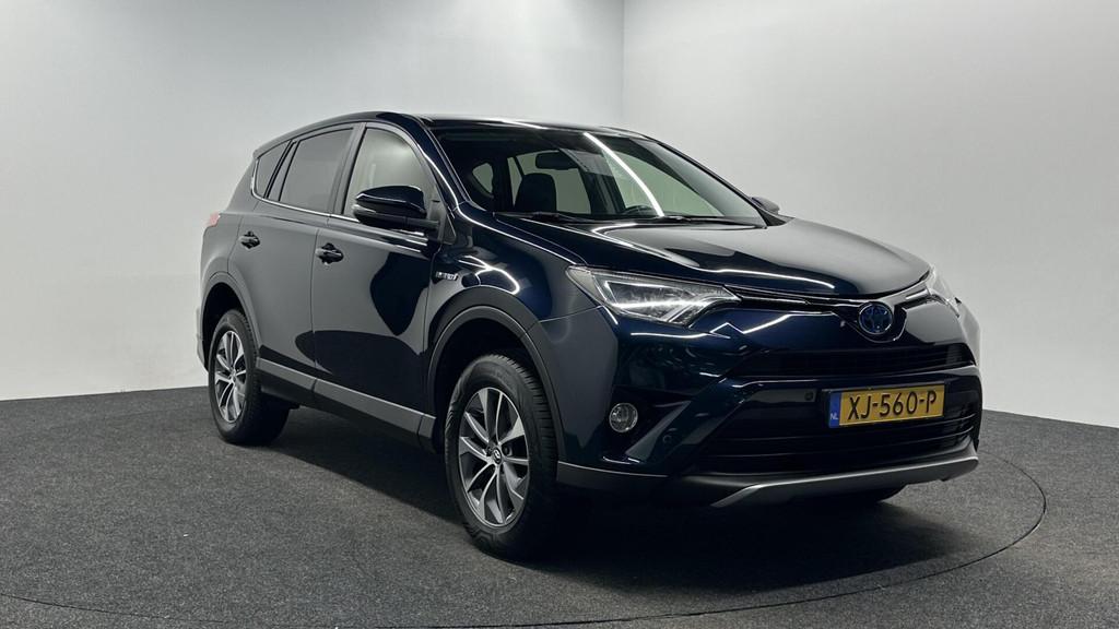 Toyota RAV4 2.5 Hybrid Dynamic ECC CRUISE LM., Auto's, Toyota, Stof, Gebruikt, Met garantie (alle), Zwart