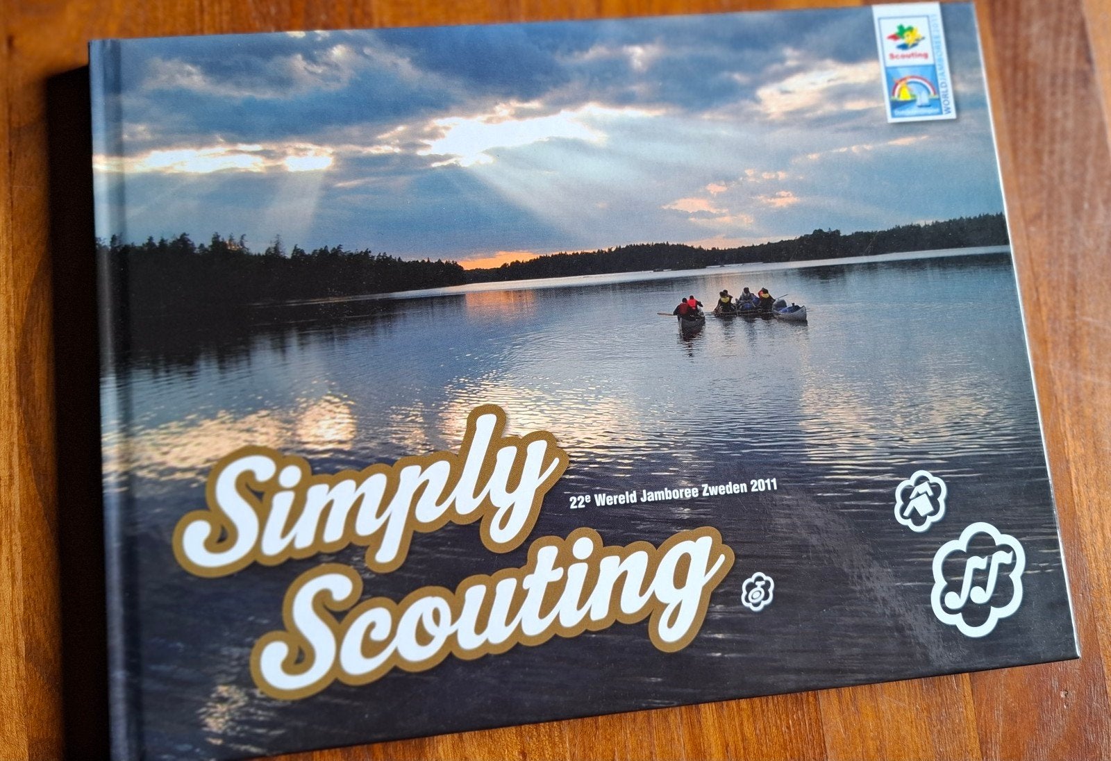 Scouting herinneringsboek WJ2011, Ophalen of Verzenden, Embleem, Speld of Insigne