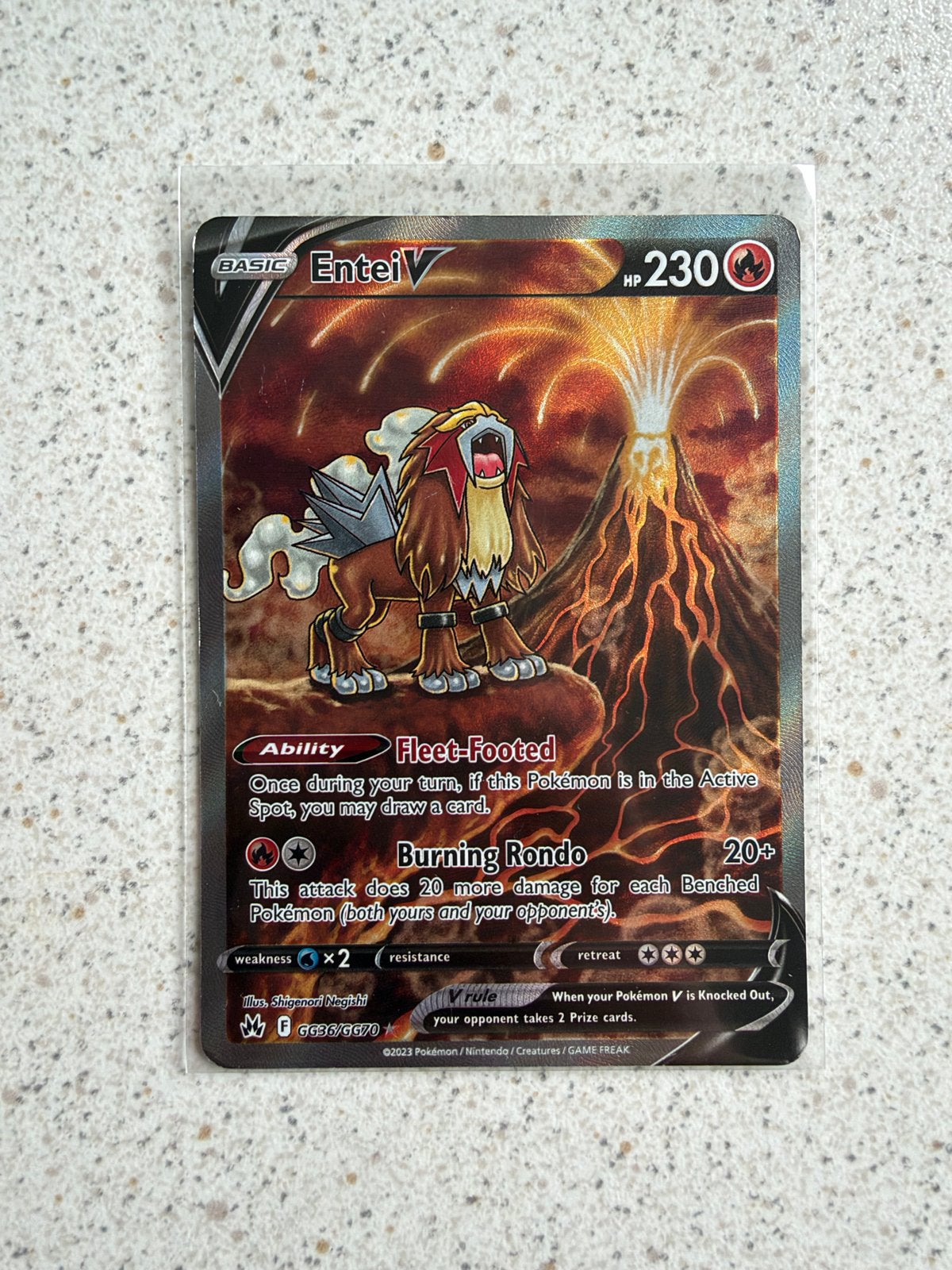 Entei V CRZ GG36, Ophalen of Verzenden, Zo goed als nieuw, Losse kaart