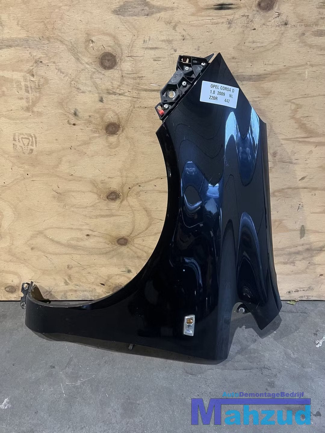 OPEL CORSA D Zwart Z20R Links voorscherm 2006-2014, Auto-onderdelen, Gebruikt, Opel Automobile GmbH, Ophalen of Verzenden, Kontakt@opel-infoservice.de