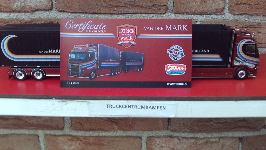 Tekno  Volvo  FH3  van  Patrick  van  der  Mark., Hobby en Vrije tijd, Ophalen of Verzenden, Nieuw, Bus of Vrachtwagen, Tekno
