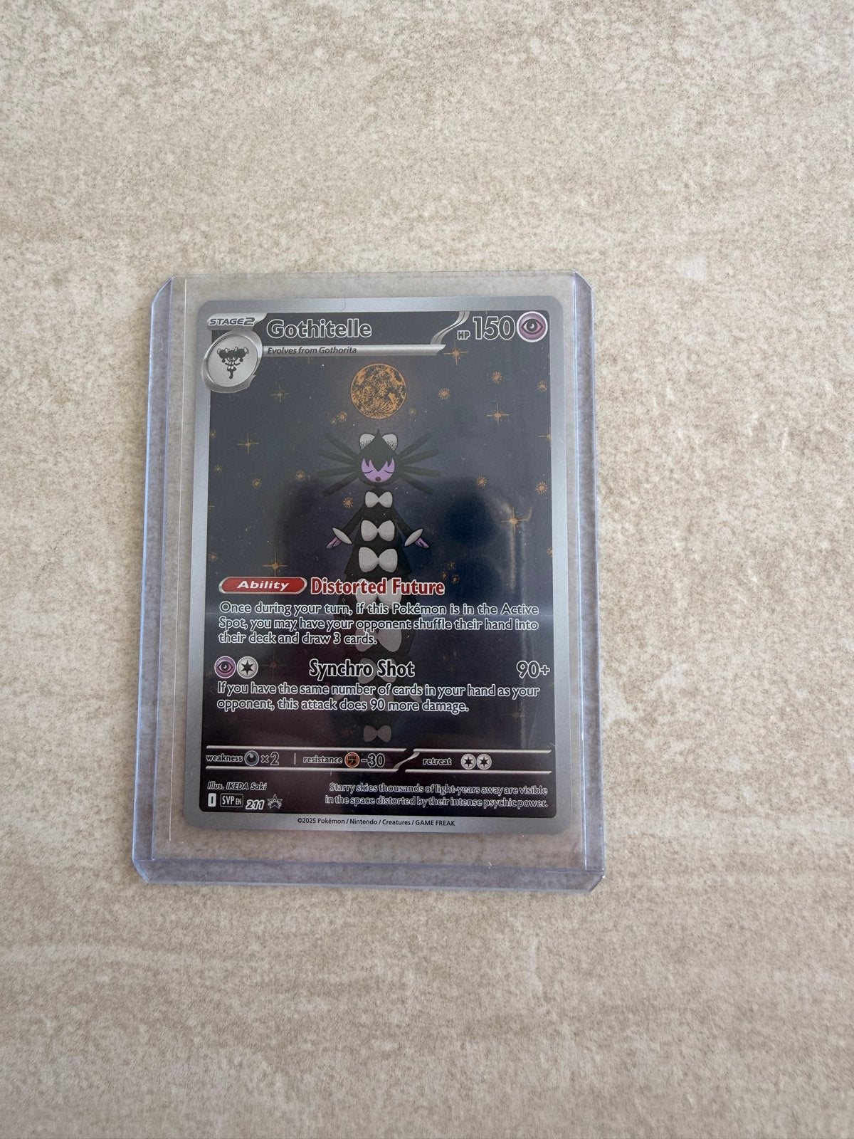 Gothitelle Promo Kaart 211/239 - Pokémon TCG, Ophalen of Verzenden, Zo goed als nieuw, Losse kaart, Foil