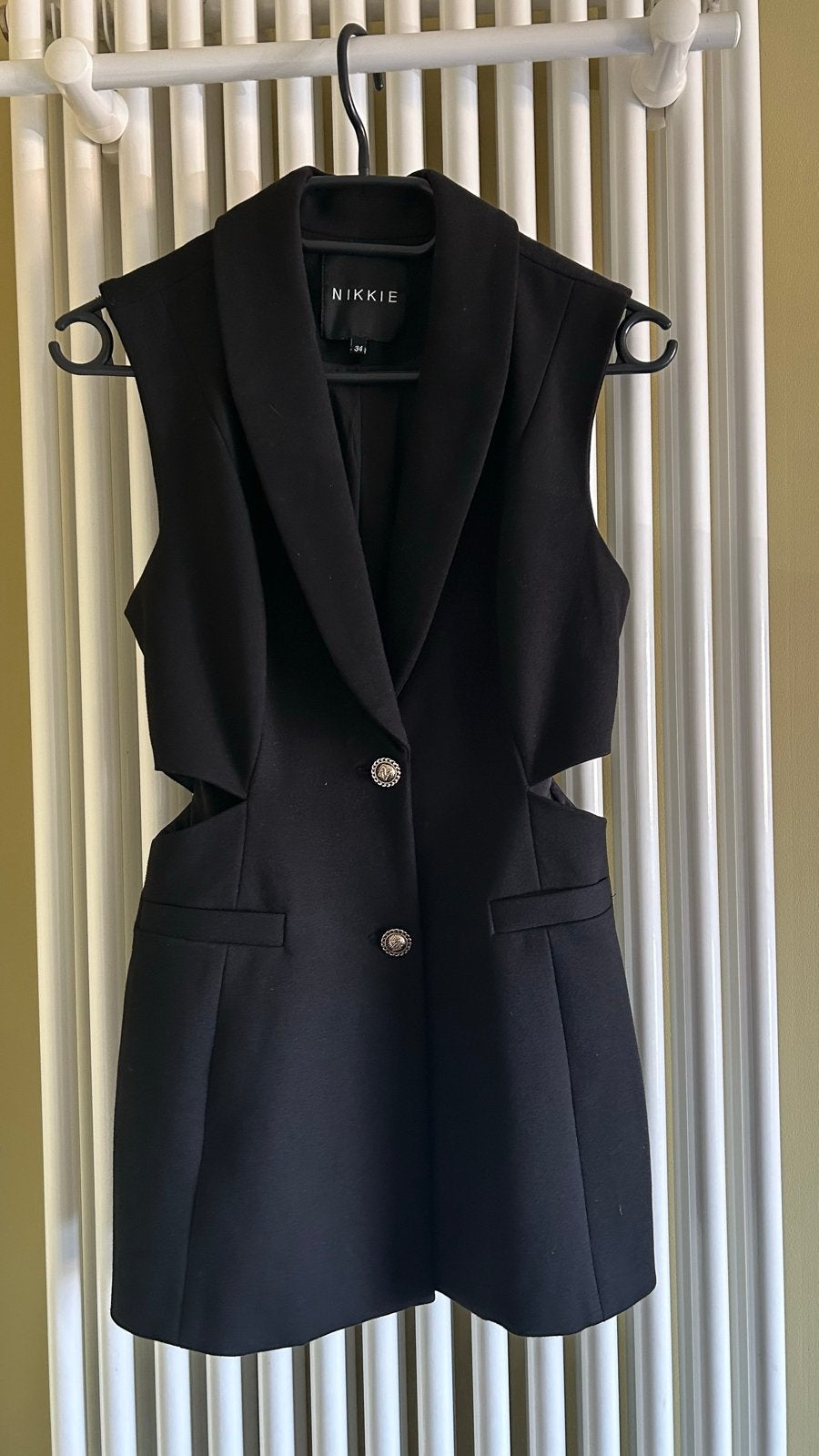 Nikkie Francine Blazer Zwart Maat 34, Zwart, Ophalen of Verzenden, Zo goed als nieuw, Jasje