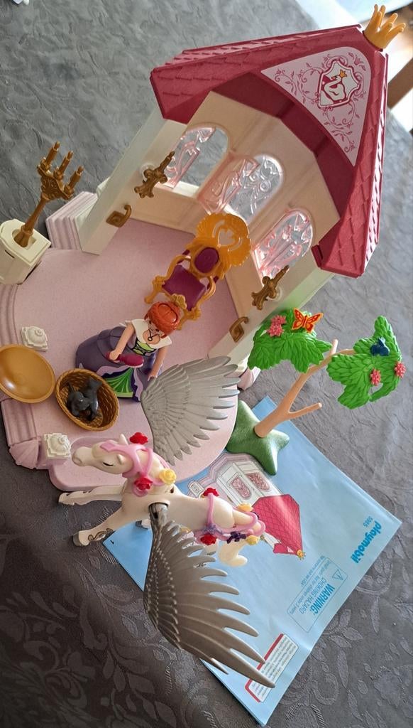 Playmobil Prinsessenkasteel met Pegasus en Figuur, Ophalen of Verzenden