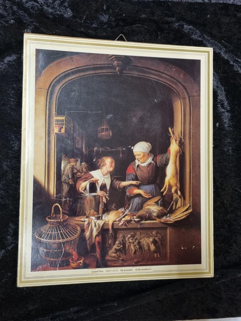 Afbeelding De Poelier, Antiek en Kunst, Kunst | Schilderijen | Klassiek, Ophalen of Verzenden