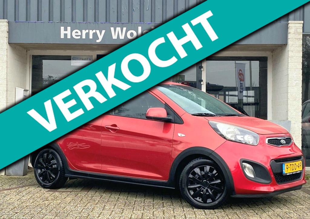 Kia Picanto 1.0 CVVT ISG R-Cross Airco 94384 Km NAP, Voorwielaandrijving, Euro 5, Stof, Gebruikt