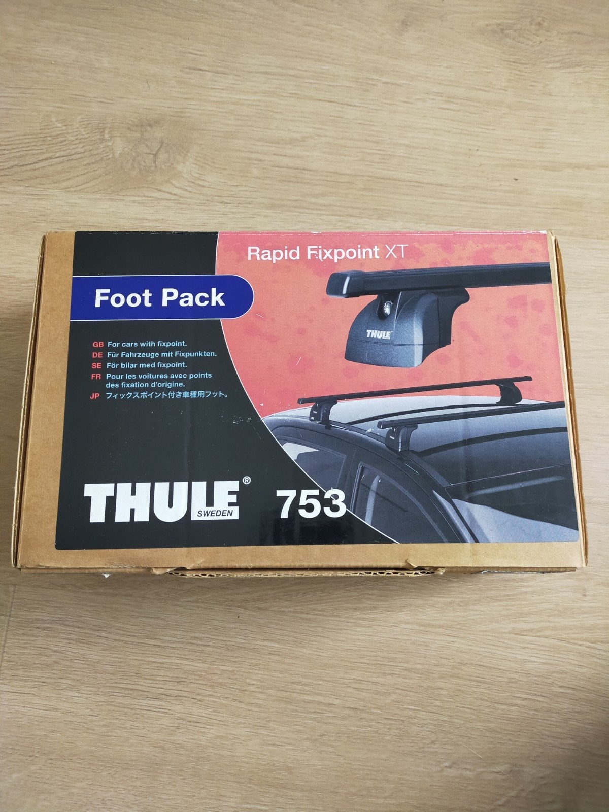 Thule Rapid Fixpoint XT 753 Voetenset voor dakdragers, Ophalen, Gebruikt