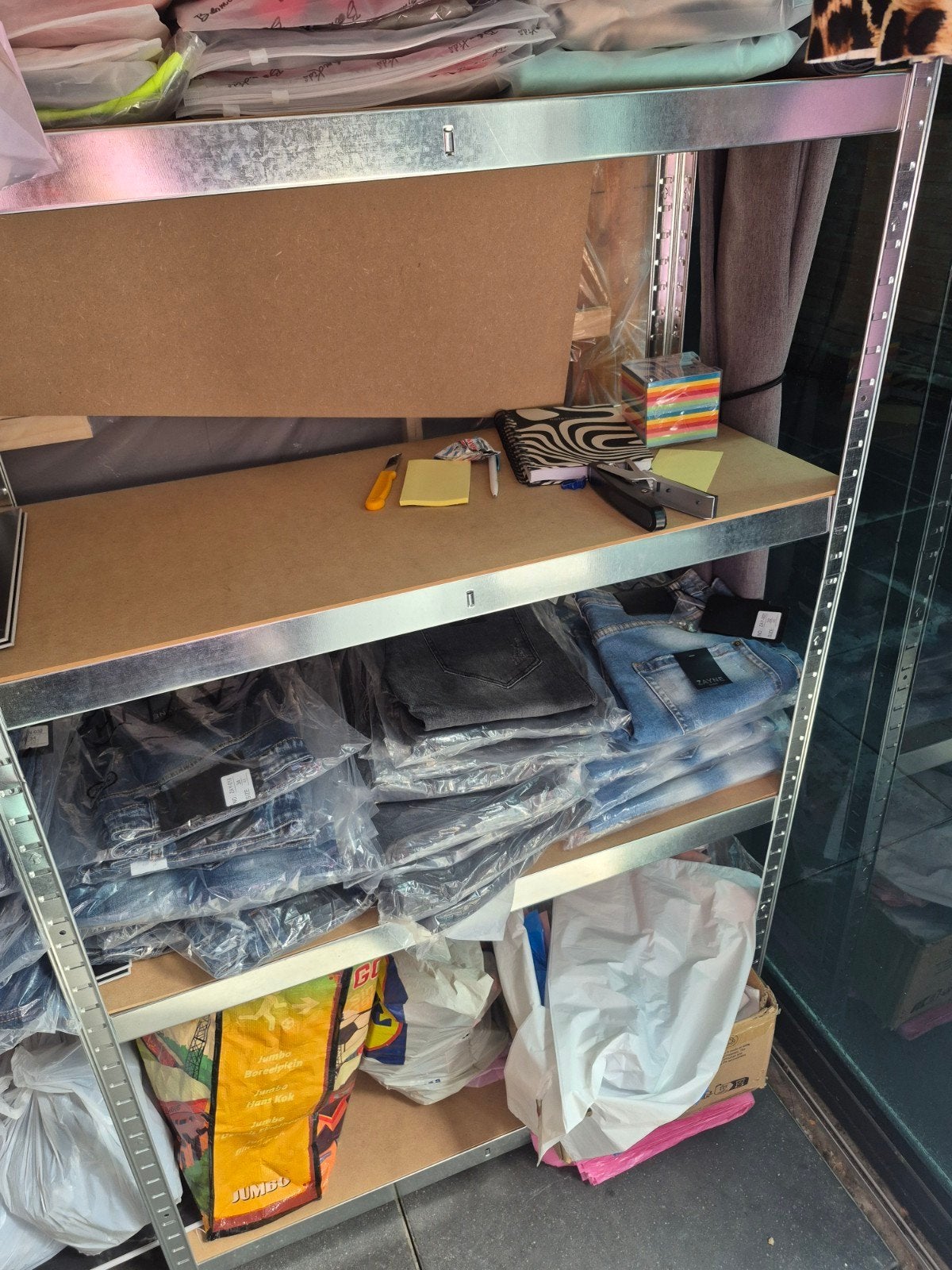 Partij heren korte en lange broeken - Alles in 1 koop!, Blauw, Overige jeansmaten, Nieuw, Diverse