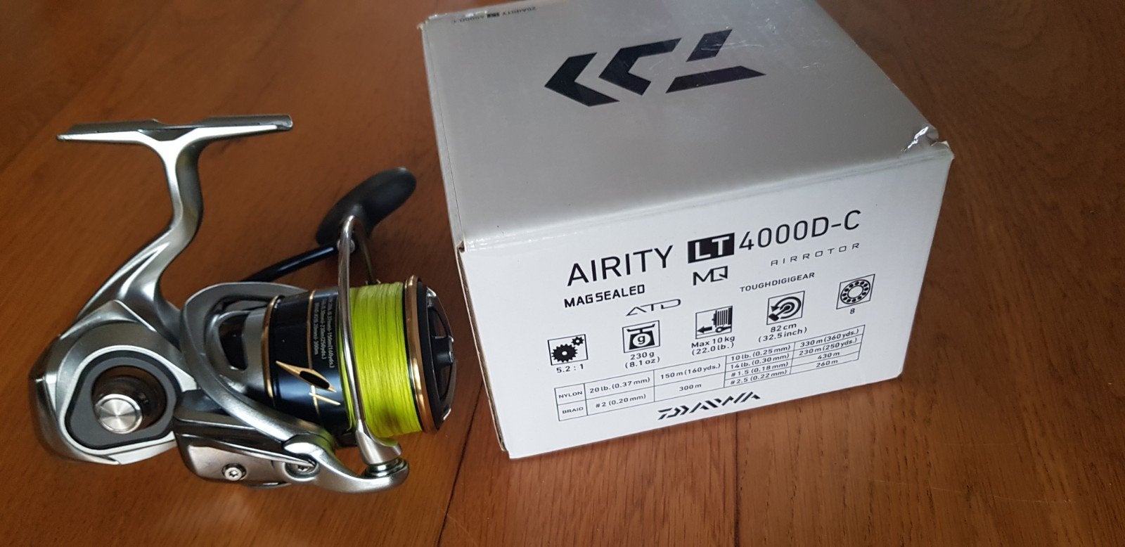 Nieuwe daiwa spinmolen  AIRITY  LT 4000D-C, Ophalen of Verzenden, Nieuw, Molen